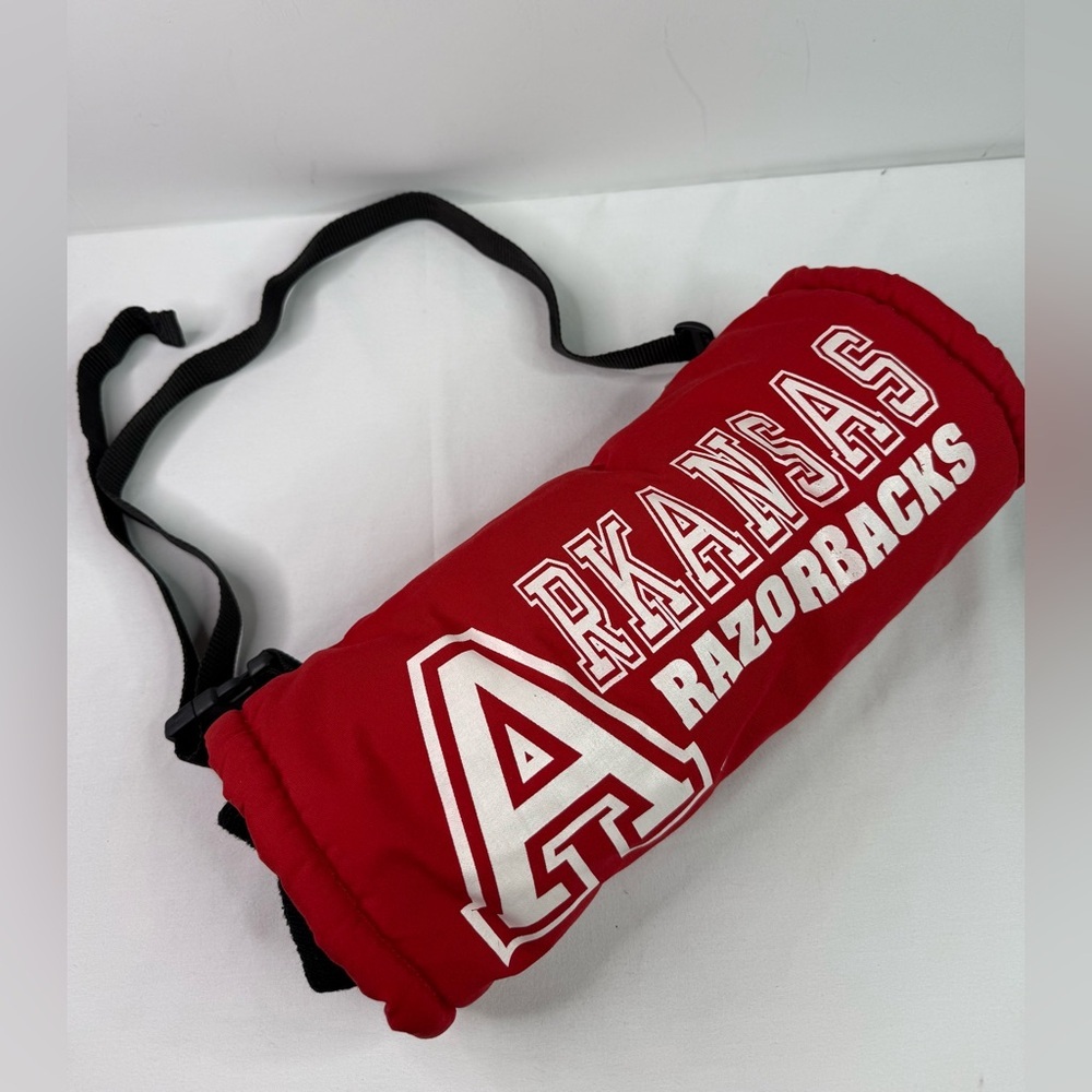 Arkansas Razorbacks Red Hand Warmer Waist Strap Stadium Muff
